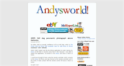 Desktop Screenshot of andysworld.org.uk