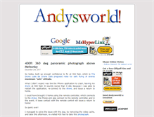 Tablet Screenshot of andysworld.org.uk